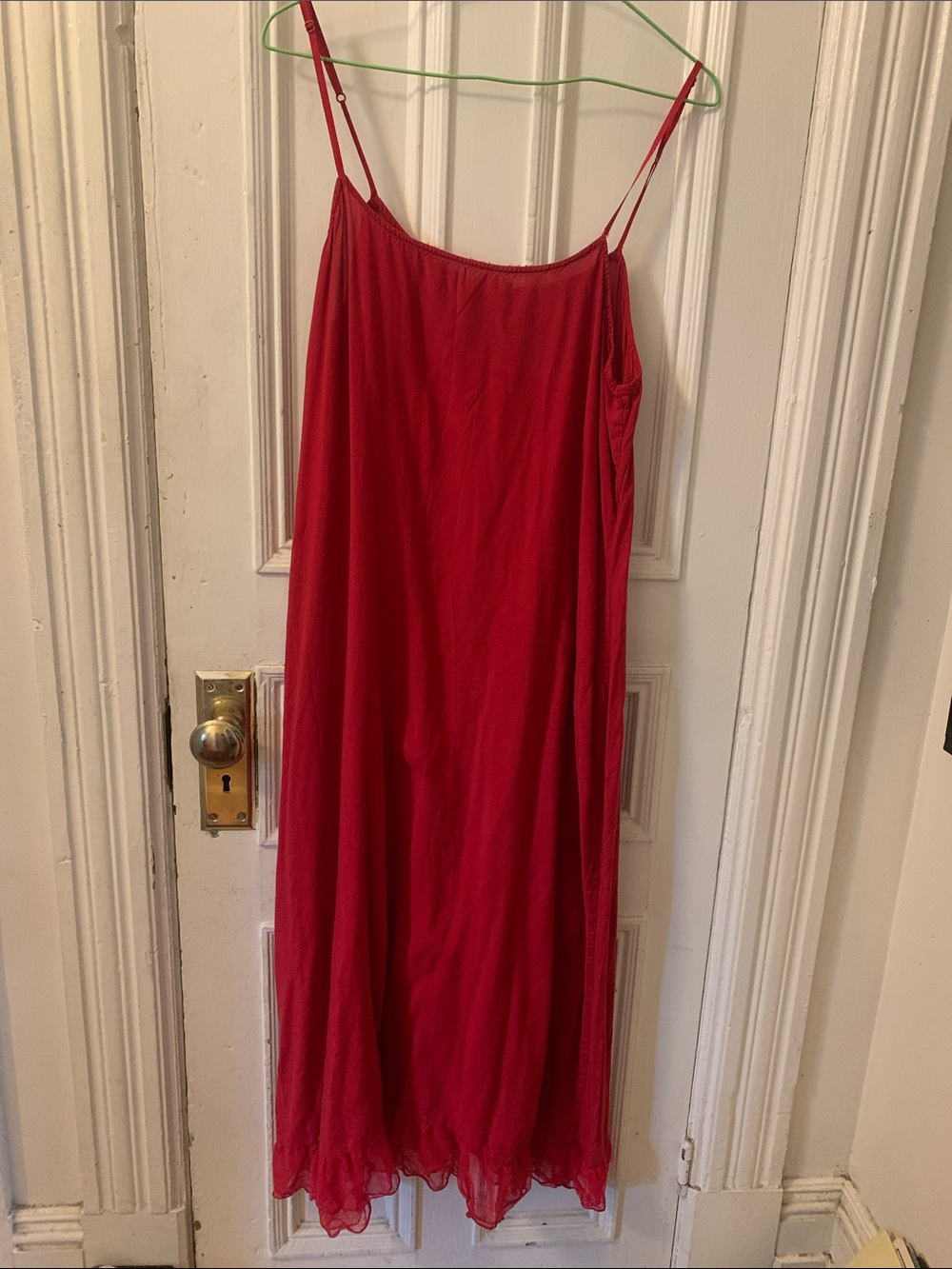 April Cornell night gown in red